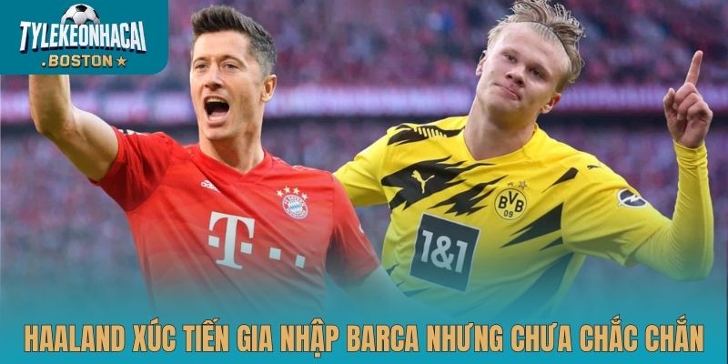 Haaland xúc tiến gia nhập Barca nhưng chưa chắc chắn